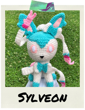 crocheted sylveon from pokemon